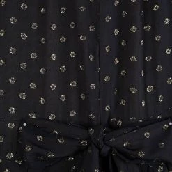 Stella McCartney Navy Blue Metallic Clip Dot Long Sleeve Jumpsuit M For Women -Stella McCartney Sales luxury women stella mccartney used clothes p84447 003