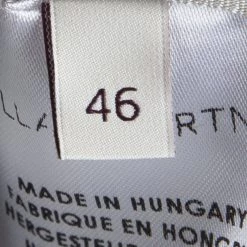 Stella McCartney Grey Printed Silk Long Sleeve Top L For Women -Stella McCartney Sales luxury women stella mccartney used clothes p85323 006