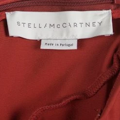 Stella Mccartney Red Knit Paneled Sleeveless Dress M For Women -Stella McCartney Sales luxury women stella mccartney used clothes p86376 005