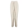 Stella McCartney Beige Satin Side Panel Detail Tailored Trousers M For Women 1 Stella McCartney Beige Satin Side Panel Detail Tailored Trousers M For Women -Stella McCartney Sales luxury women stella mccartney used clothes p93423 0001