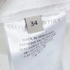 Stella McCartney White Cotton Sleeveless Shirt XS For Women -Stella McCartney Sales luxury women stella mccartney used clothes p95600 006