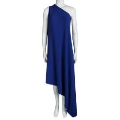 Stella McCartney Blue One Shoulder Asymmetric Dress XS For Women -Stella McCartney Sales luxury women stella mccartney used clothes p97118 002