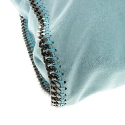 Stella McCartney Powdered Blue Faux Leather Falabella Tote For Women -Stella McCartney Sales luxury women stella mccartney used handbags p101082 011