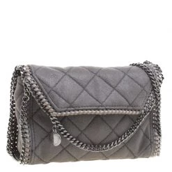Stella McCartney Grey Faux Leather Falabella Crossbody Bag For Women 15 Stella McCartney Grey Faux Leather Falabella Crossbody Bag For Women -Stella McCartney Sales luxury women stella mccartney used handbags p103281 003