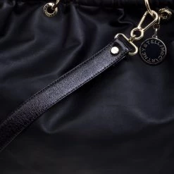 Stella McCartney Black Leather Shopper Tote For Women 19 Stella McCartney Black Leather Shopper Tote For Women -Stella McCartney Sales luxury women stella mccartney used handbags p106813 005