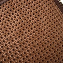 Stella McCartney Brown Wicker Faux Leather Small Falabella Bag For Women 17 Stella McCartney Brown Wicker Faux Leather Small Falabella Bag For Women -Stella McCartney Sales luxury women stella mccartney used handbags p106924 005