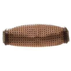 Stella McCartney Brown Wicker Faux Leather Small Falabella Bag For Women 18 Stella McCartney Brown Wicker Faux Leather Small Falabella Bag For Women -Stella McCartney Sales luxury women stella mccartney used handbags p106924 006