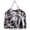 Stella McCartney Black/White Satin Small Falabella Tote For Women -Stella McCartney Sales luxury women stella mccartney used handbags p107114 001