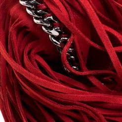 Stella McCartney Red Faux Leather Mini Falabella Fringe Tote For Women -Stella McCartney Sales luxury women stella mccartney used handbags p109368 010