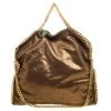 Stella McCartney Metallic Gold Faux Leather Small Falabella Tote For Women 1 Stella McCartney Metallic Gold Faux Leather Small Falabella Tote For Women -Stella McCartney Sales luxury women stella mccartney used handbags p110968 001