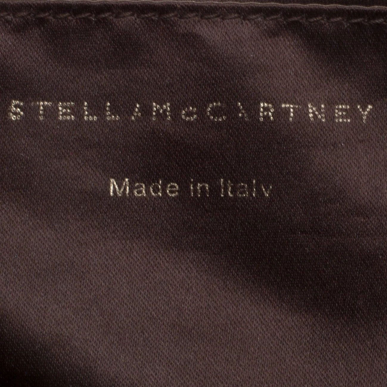 Stella McCartney Metallic Gold Faux Leather Small Falabella Tote For Women 11 Stella McCartney Metallic Gold Faux Leather Small Falabella Tote For Women - Image 9