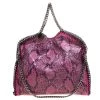 Stella McCartney Pink Faux Python Small Falabella Tote For Women -Stella McCartney Sales luxury women stella mccartney used handbags p114310 0001