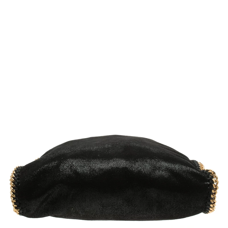 Stella McCartney Black Shaggy Deer Faux Leather Small Falabella Tote For Women 8 Stella McCartney Black Shaggy Deer Faux Leather Small Falabella Tote For Women - Image 6