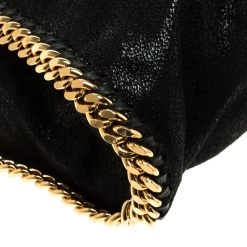 Stella McCartney Black Shaggy Deer Faux Leather Small Falabella Tote For Women 22 Stella McCartney Black Shaggy Deer Faux Leather Small Falabella Tote For Women -Stella McCartney Sales luxury women stella mccartney used handbags p115187 010