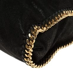 Stella McCartney Black Shaggy Deer Faux Leather Small Falabella Tote For Women 23 Stella McCartney Black Shaggy Deer Faux Leather Small Falabella Tote For Women -Stella McCartney Sales luxury women stella mccartney used handbags p115187 011