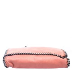 Stella McCartney Peach Faux Leather Falabella Shoulder Bag For Women -Stella McCartney Sales luxury women stella mccartney used handbags p117806 0006