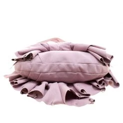 Stella McCartney Pink Faux Suede Pleated Shoulder Bag For Women 19 Stella McCartney Pink Faux Suede Pleated Shoulder Bag For Women -Stella McCartney Sales luxury women stella mccartney used handbags p123254 006