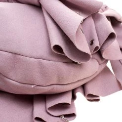 Stella McCartney Pink Faux Suede Pleated Shoulder Bag For Women 25 Stella McCartney Pink Faux Suede Pleated Shoulder Bag For Women -Stella McCartney Sales luxury women stella mccartney used handbags p123254 012