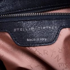 Stella McCartney Dark Blue Faux Leather Flap Shoulder Bag For Women 20 Stella McCartney Dark Blue Faux Leather Flap Shoulder Bag For Women -Stella McCartney Sales luxury women stella mccartney used handbags p123399 008