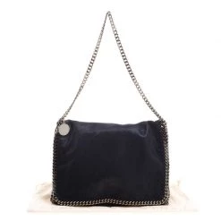 Stella McCartney Dark Blue Faux Leather Flap Shoulder Bag For Women 21 Stella McCartney Dark Blue Faux Leather Flap Shoulder Bag For Women -Stella McCartney Sales luxury women stella mccartney used handbags p123399 009