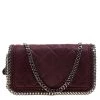 Stella McCartney Burgundy Faux Leather Falabella Crossbody Bag For Women 2 Stella McCartney Burgundy Faux Leather Falabella Crossbody Bag For Women -Stella McCartney Sales luxury women stella mccartney used handbags p123531 001