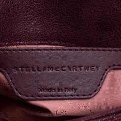 Stella McCartney Burgundy Faux Leather Falabella Crossbody Bag For Women -Stella McCartney Sales luxury women stella mccartney used handbags p123531 008