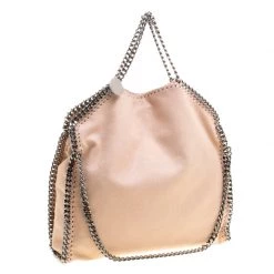 Stella McCartney Powder Pink Faux Leather Falabella Tote For Women -Stella McCartney Sales luxury women stella mccartney used handbags p128813 0004
