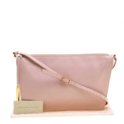 Stella McCartney Pink Faux Leather And Canvas Shoulder Bag For Women -Stella McCartney Sales luxury women stella mccartney used handbags p129972 0009