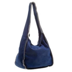 Stella McCartney Blue Faux Leather Falabella Hobo For Women -Stella McCartney Sales luxury women stella mccartney used handbags p132988 0003