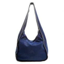 Stella McCartney Blue Faux Leather Falabella Hobo For Women -Stella McCartney Sales luxury women stella mccartney used handbags p132988 0004