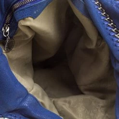 Stella McCartney Blue Faux Leather Falabella Hobo For Women -Stella McCartney Sales luxury women stella mccartney used handbags p132988 0007