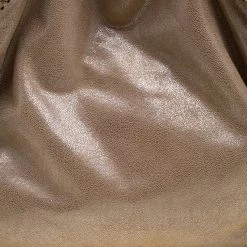 Stella McCartney Dark Beige Faux Leather Falabella Fold Over Tote For Women -Stella McCartney Sales luxury women stella mccartney used handbags p136125 005