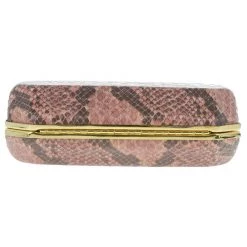 Stella McCartney Pink Faux Python Lucia Clutch For Women -Stella McCartney Sales luxury women stella mccartney used handbags p13721 0004