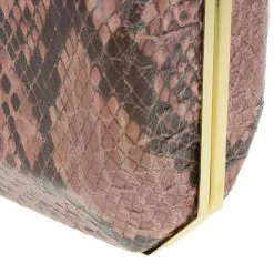 Stella McCartney Pink Faux Python Lucia Clutch For Women -Stella McCartney Sales luxury women stella mccartney used handbags p13721 0008