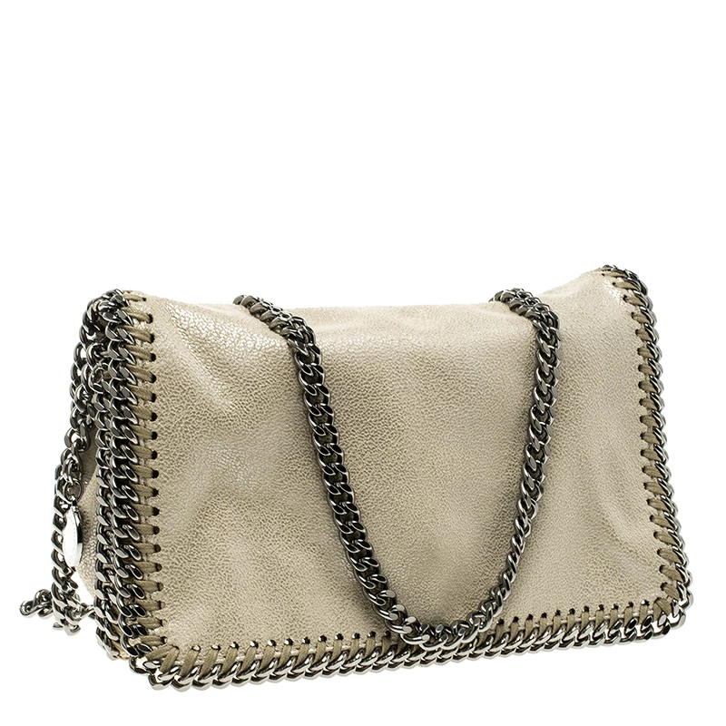 Stella McCartney Cream Leather Falabella Crossbody Bag For Women 5 Stella McCartney Cream Leather Falabella Crossbody Bag For Women - Image 3