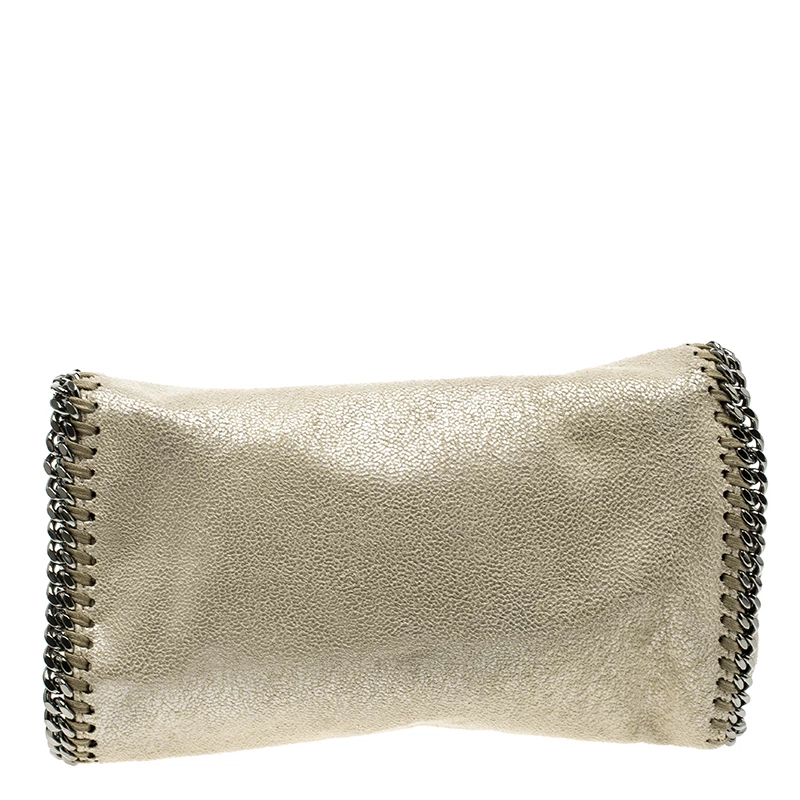 Stella McCartney Cream Leather Falabella Crossbody Bag For Women 6 Stella McCartney Cream Leather Falabella Crossbody Bag For Women - Image 4