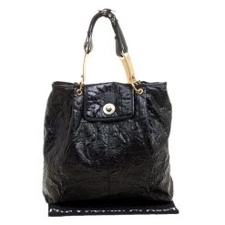 Stella McCartney Black Coated Fabric Shoulder Bag For Women -Stella McCartney Sales luxury women stella mccartney used handbags p137653 009