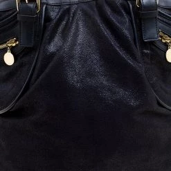 Stella McCartney Dark Blue Faux Suede Tote For Women 17 Stella McCartney Dark Blue Faux Suede Tote For Women -Stella McCartney Sales luxury women stella mccartney used handbags p137863 005