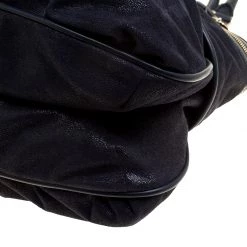 Stella McCartney Dark Blue Faux Suede Tote For Women 23 Stella McCartney Dark Blue Faux Suede Tote For Women -Stella McCartney Sales luxury women stella mccartney used handbags p137863 011