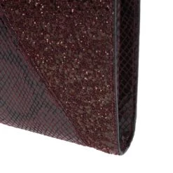 Stella McCartney Red Faux Leather Patchwork Oversized Waverley Clutch For Women -Stella McCartney Sales luxury women stella mccartney used handbags p14144 009