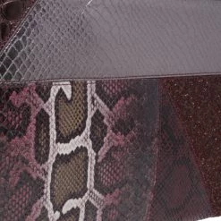 Stella McCartney Red Faux Leather Patchwork Oversized Waverley Clutch For Women -Stella McCartney Sales luxury women stella mccartney used handbags p14144 010