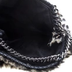 Stella McCartney Beige Faux Fur Mini Falabella Tote For Women -Stella McCartney Sales luxury women stella mccartney used handbags p143809 0007