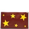 Stella McCartney Two Tone Leather Cavendish Stars Clutch For Women -Stella McCartney Sales luxury women stella mccartney used handbags p148116 001