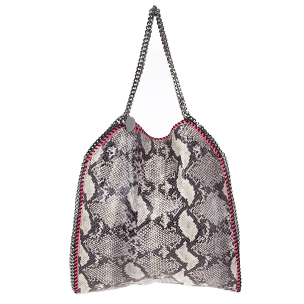 Stella McCartney Animal Chalk Falabella Faux Snakeskin Tote For Women 3 Stella McCartney Animal Chalk Falabella Faux Snakeskin Tote For Women
