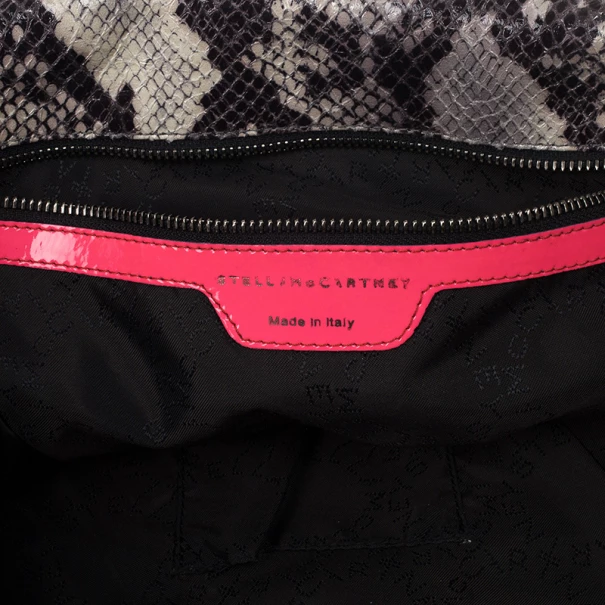 Stella McCartney Animal Chalk Falabella Faux Snakeskin Tote For Women 16 Stella McCartney Animal Chalk Falabella Faux Snakeskin Tote For Women - Image 14