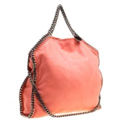 Stella McCartney Coral Faux Leather Small Falabella Tote For Women -Stella McCartney Sales luxury women stella mccartney used handbags p168077 008