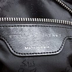 Stella McCartney Black Croc Embossed Faux Leather Small Falabella Tote For Women -Stella McCartney Sales luxury women stella mccartney used handbags p170629 001