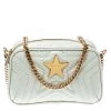 Stella McCartney Off White Faux Python Star Crossbody Bag For Women -Stella McCartney Sales luxury women stella mccartney used handbags p180984 009