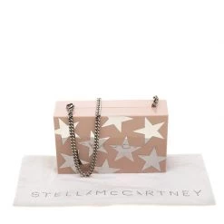 Stella McCartney Blush Pink Plexiglass Stars Clutch For Women 21 Stella McCartney Blush Pink Plexiglass Stars Clutch For Women -Stella McCartney Sales luxury women stella mccartney used handbags p185868 004