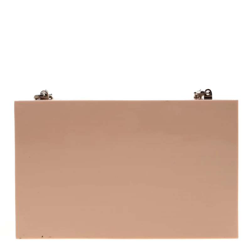 Stella McCartney Blush Pink Plexiglass Stars Clutch For Women 6 Stella McCartney Blush Pink Plexiglass Stars Clutch For Women - Image 4
